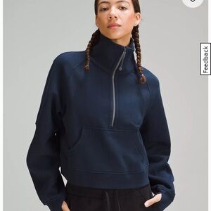 LULULEMON - Scuba Oversized Funnel-Neck Half Zip